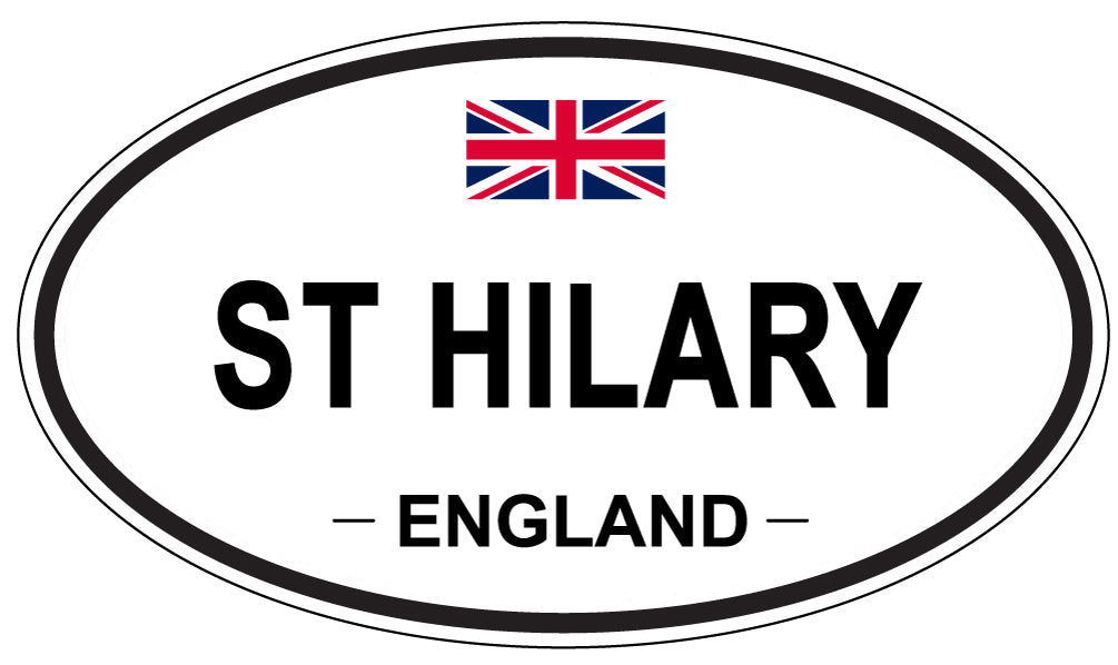ST HILARY, England - Oval Magnet