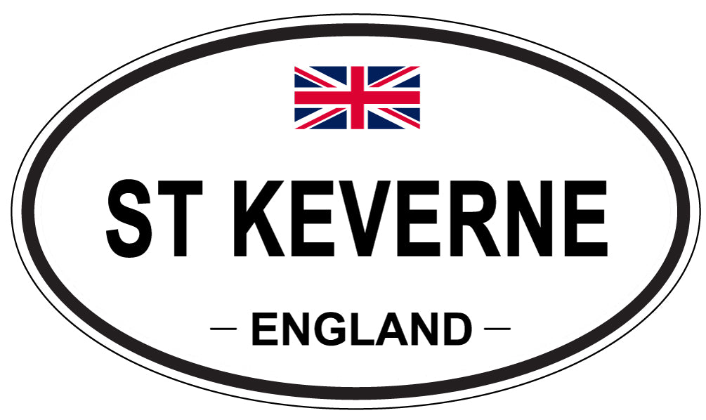 ST KEVERNE, ENGLAND - Oval Sticker