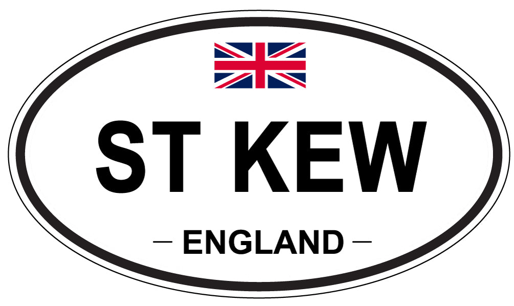 ST KEW, ENGLAND - Oval Sticker