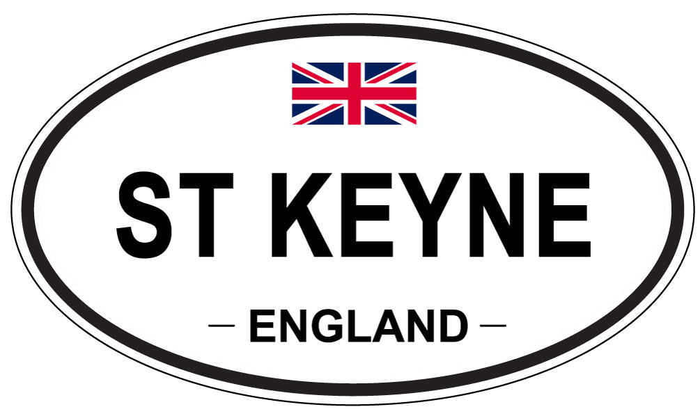 ST KEYNE, ENGLAND - Oval Sticker