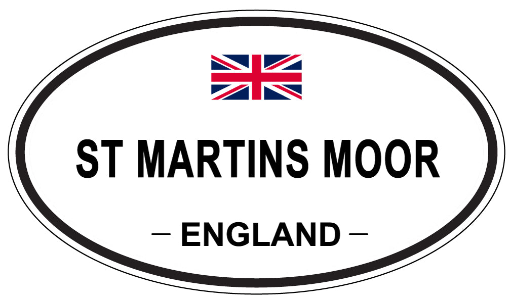 ST MARTINS MOOR, England - Oval Magnet