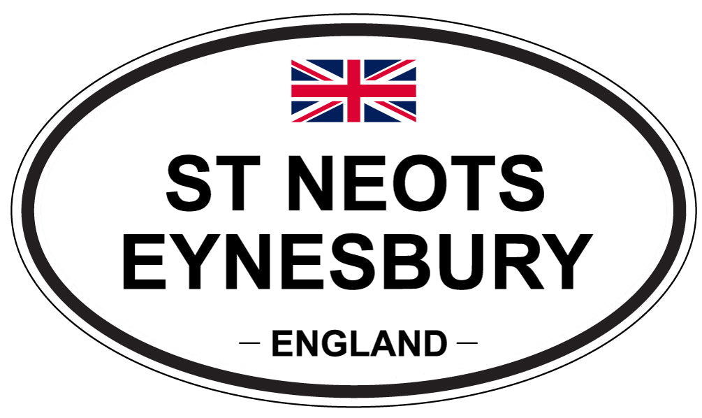ST NEOTS EYNESBURY, ENGLAND - Oval Sticker