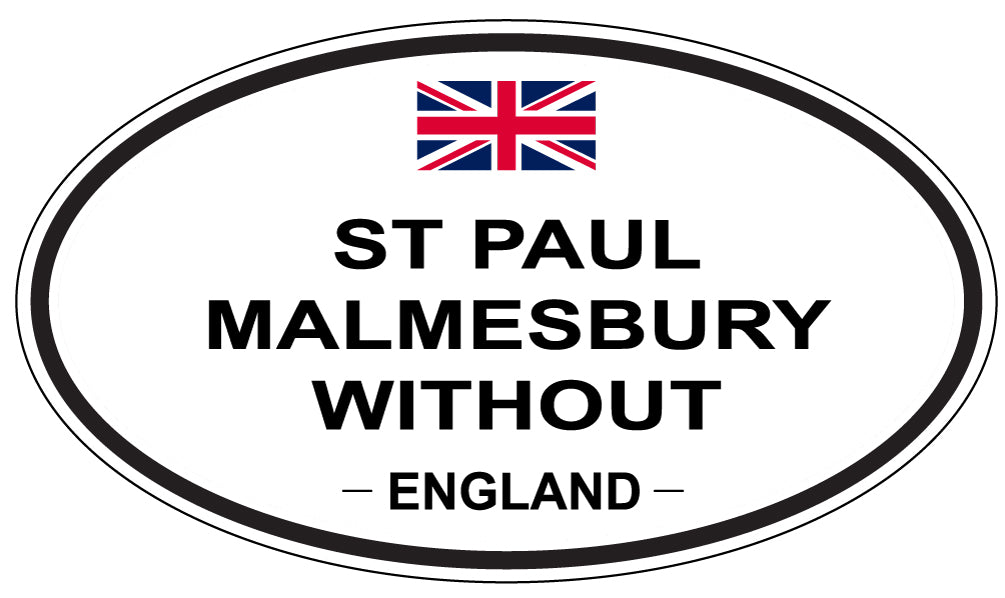 ST PAUL MALMESBURY WITHOUT, England - Oval Magnet