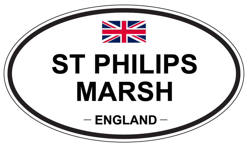 ST PHILIPS MARSH, England - Oval Magnet