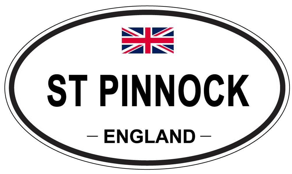ST PINNOCK, England - Oval Magnet