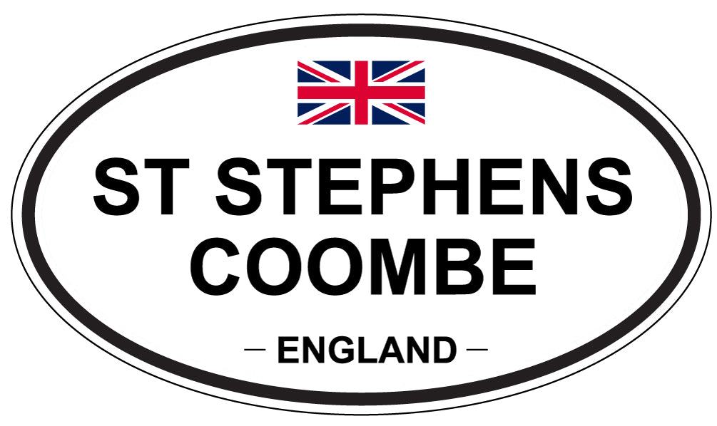 ST STEPHENS COOMBE, England - Oval Magnet