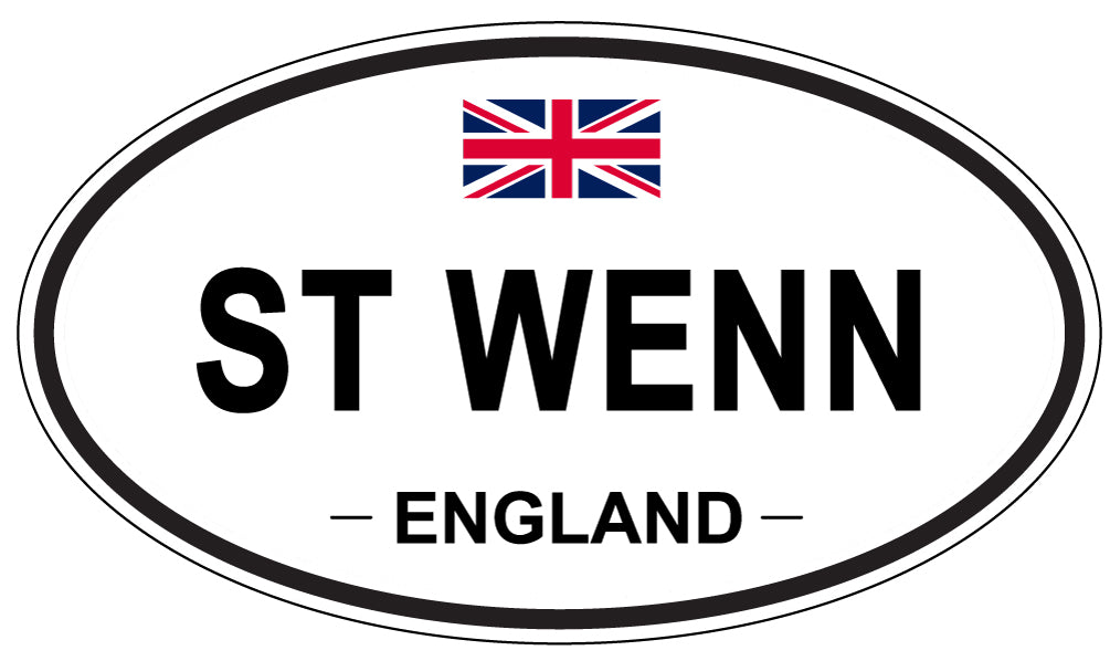 ST WENN, England - Oval Magnet