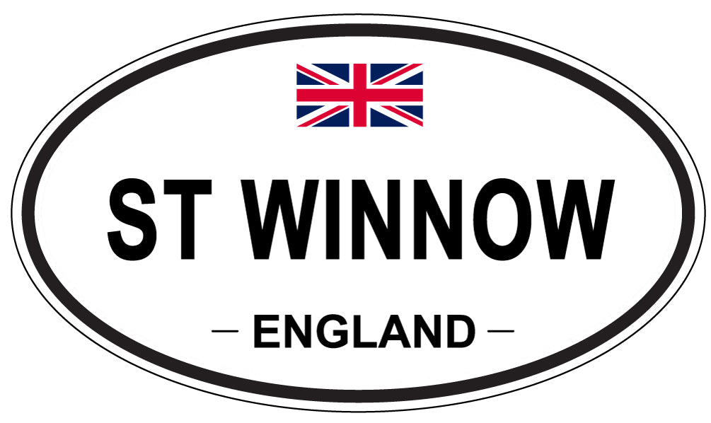 ST WINNOW, England - Oval Magnet