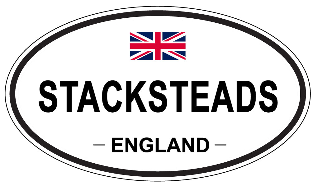 STACKSTEADS, ENGLAND - Oval Sticker