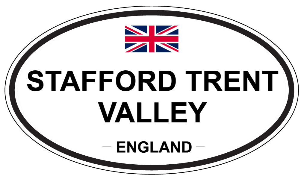 STAFFORD TRENT VALLEY, England - Oval Magnet