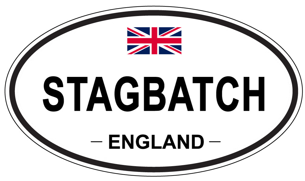 STAGBATCH, England - Oval Magnet