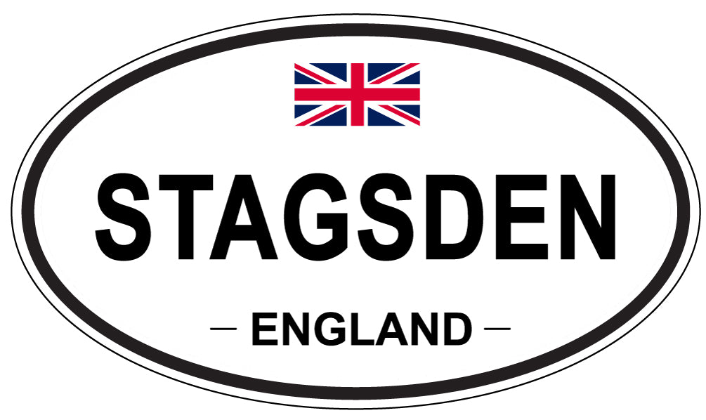 STAGSDEN, England - Oval Magnet