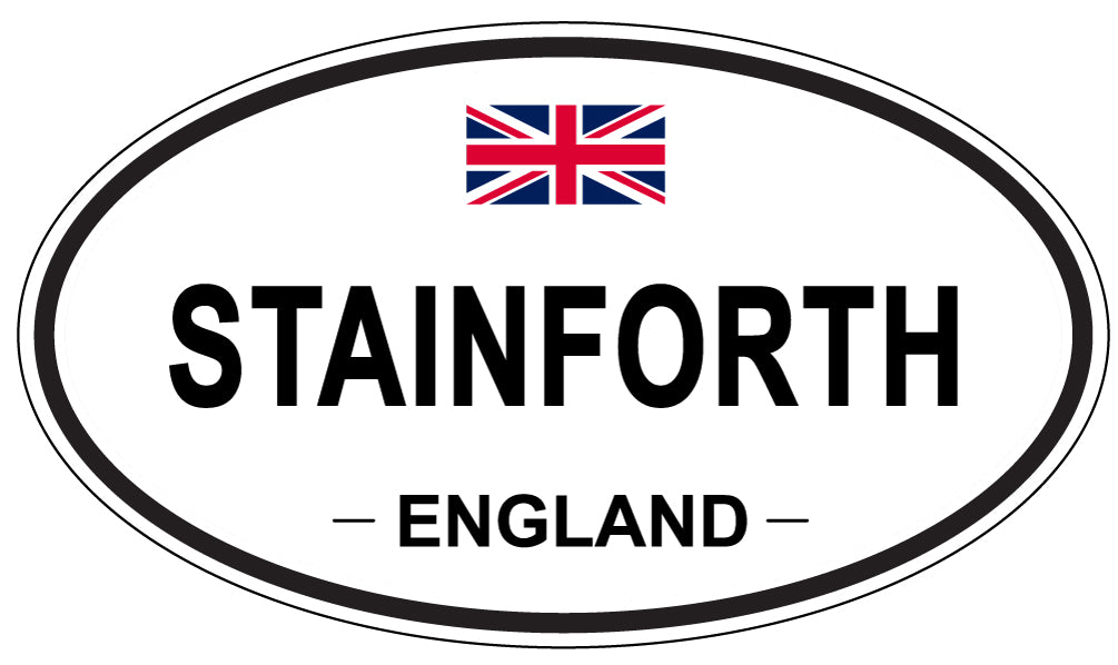 STAINFORTH, England - Oval Magnet