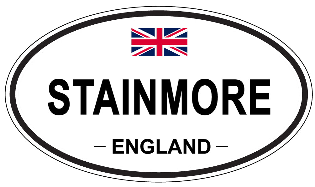STAINMORE, England - Oval Magnet