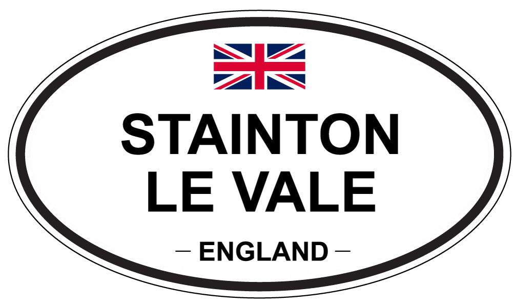 STAINTON LE VALE, England - Oval Magnet