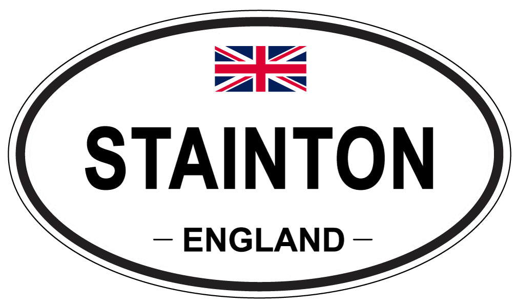 STAINTON, England - Oval Magnet