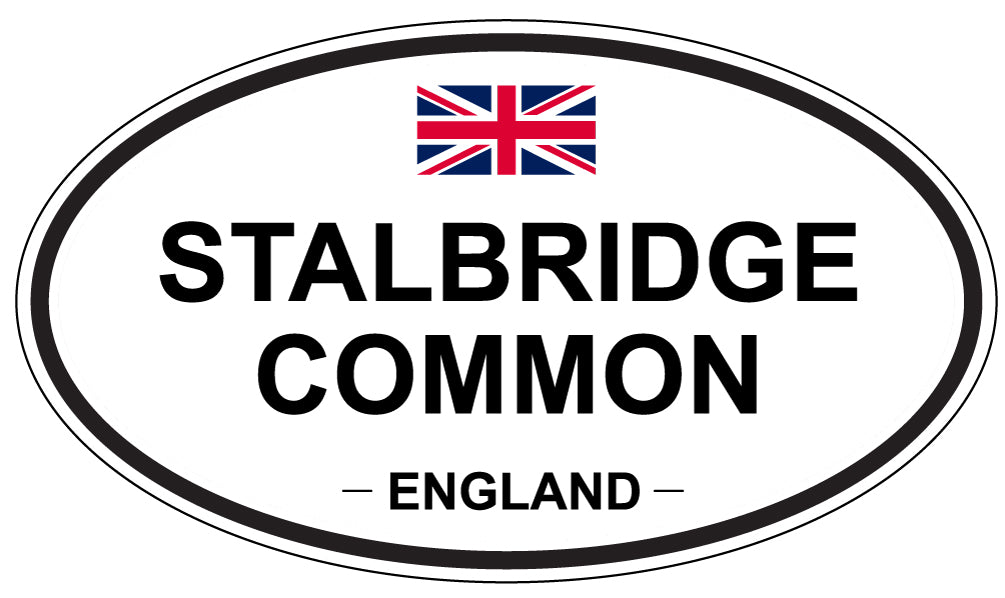 STALBRIDGE COMMON, ENGLAND - Oval Sticker