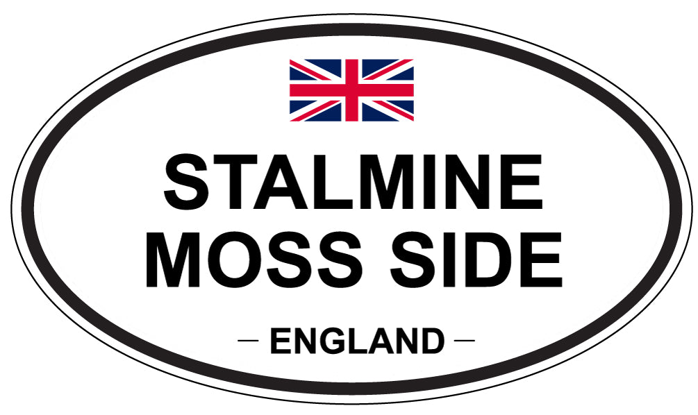 STALMINE MOSS SIDE, ENGLAND - Oval Sticker