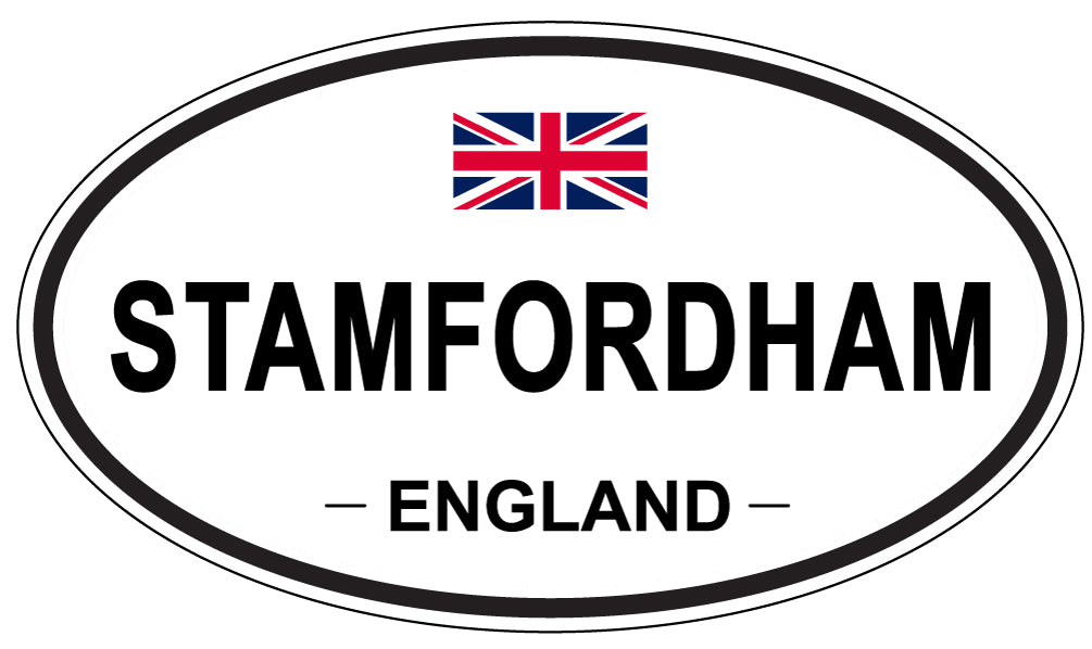 STAMFORDHAM, ENGLAND - Oval Sticker