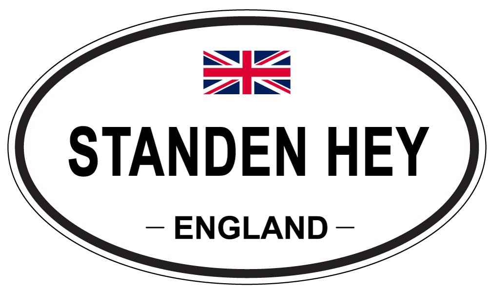 STANDEN HEY, England - Oval Magnet