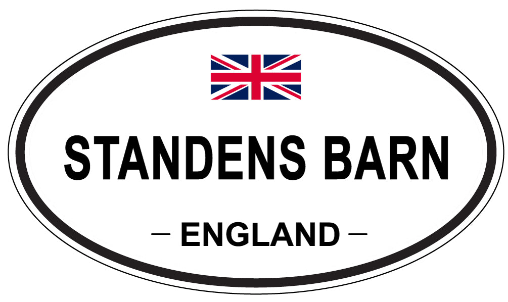 STANDENS BARN, ENGLAND - Oval Sticker