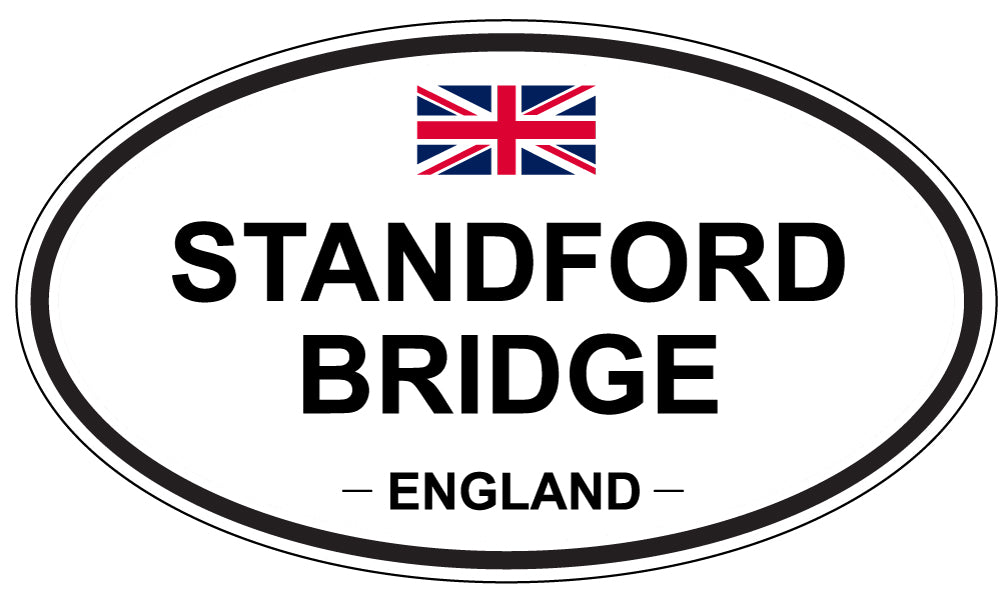 STANDFORD BRIDGE, ENGLAND - Oval Sticker