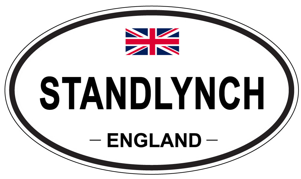 STANDLYNCH, ENGLAND - Oval Sticker