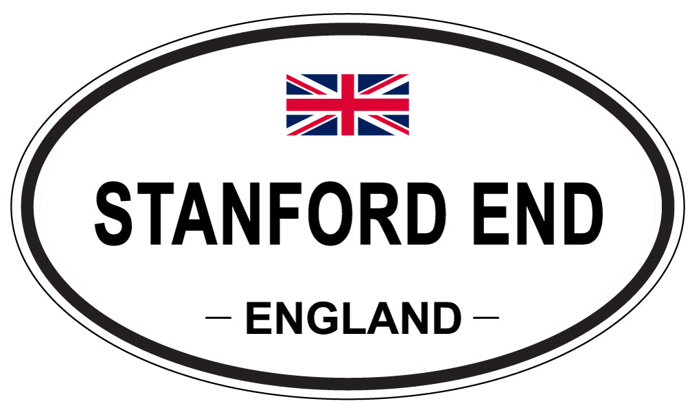 STANFORD END, England - Oval Magnet