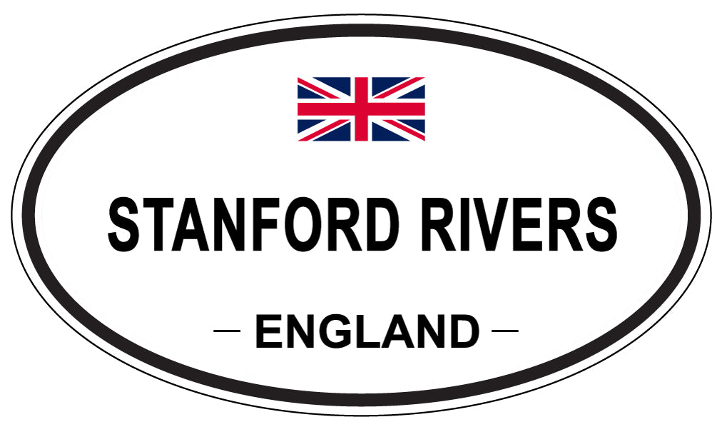 STANFORD RIVERS, England - Oval Magnet