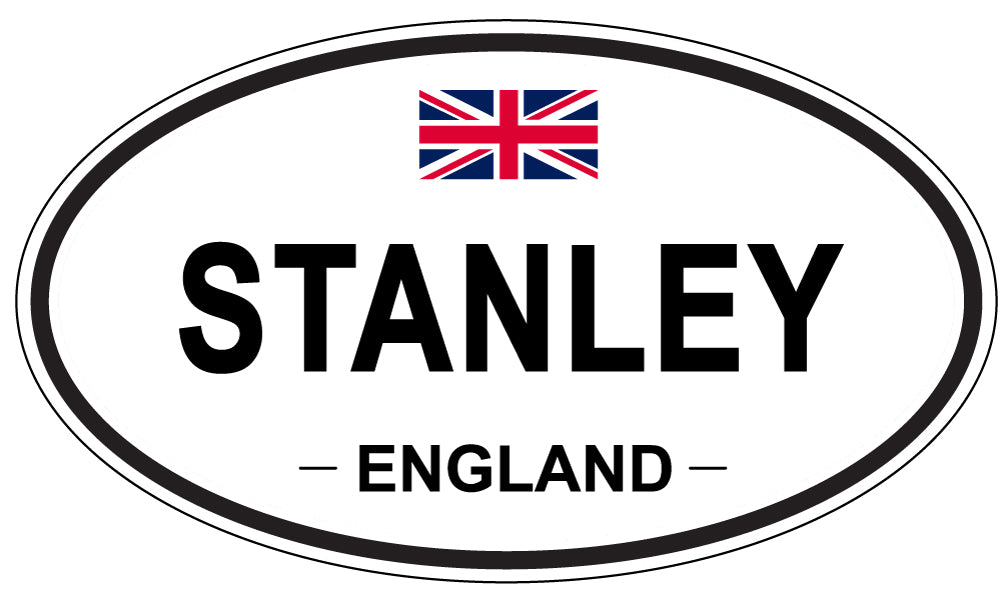 STANLEY, ENGLAND - Oval Sticker