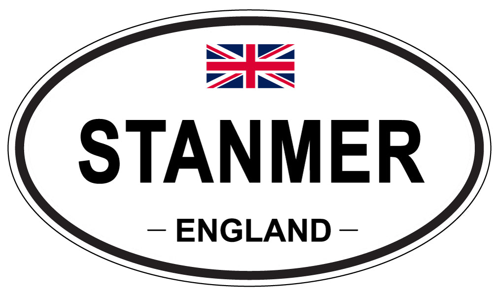 STANMER, ENGLAND - Oval Sticker