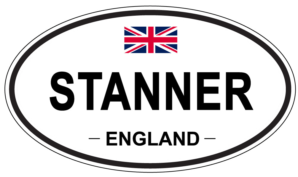 STANNER, England - Oval Magnet