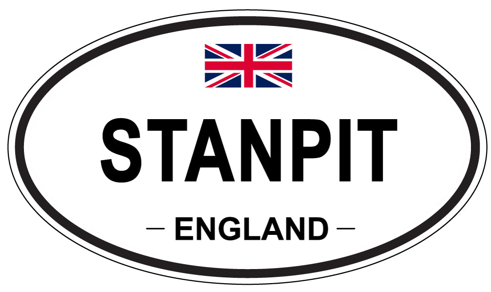 STANPIT, ENGLAND - Oval Sticker