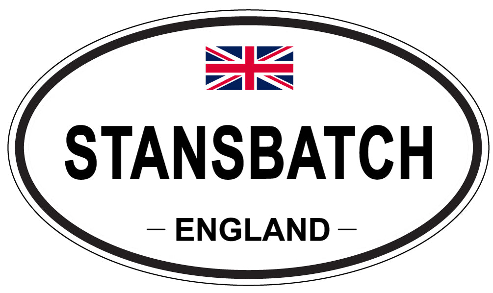 STANSBATCH, England - Oval Magnet