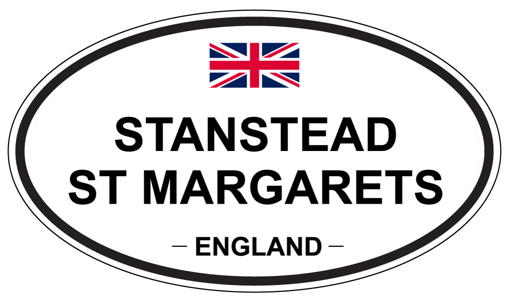 STANSTEAD ST MARGARETS, England - Oval Magnet