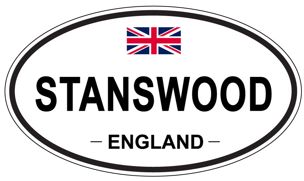 STANSWOOD, ENGLAND - Oval Sticker
