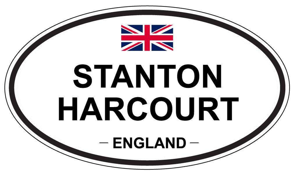 STANTON HARCOURT, ENGLAND - Oval Sticker