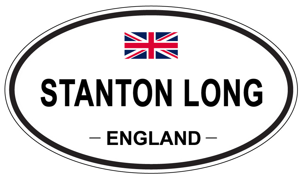 STANTON LONG, ENGLAND - Oval Sticker