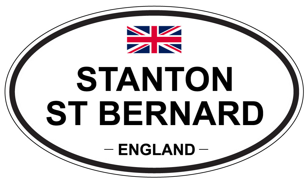 STANTON ST BERNARD, England - Oval Magnet