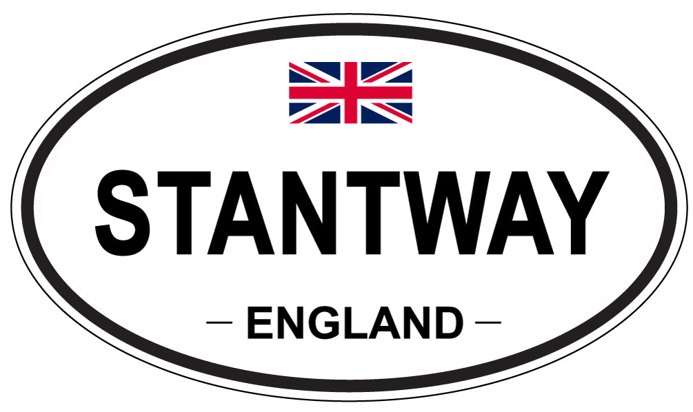 STANTWAY, ENGLAND - Oval Sticker