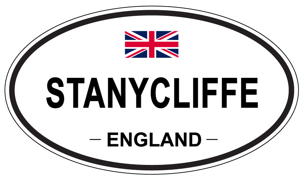 STANYCLIFFE, England - Oval Magnet