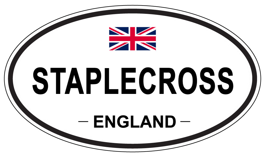 STAPLECROSS, England - Oval Magnet