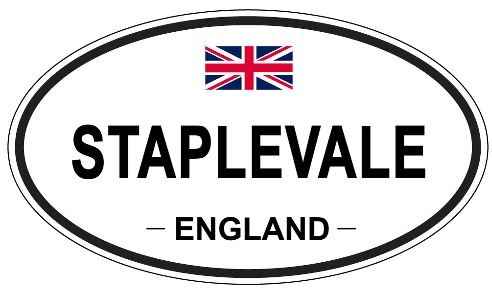 STAPLEVALE, England - Oval Magnet