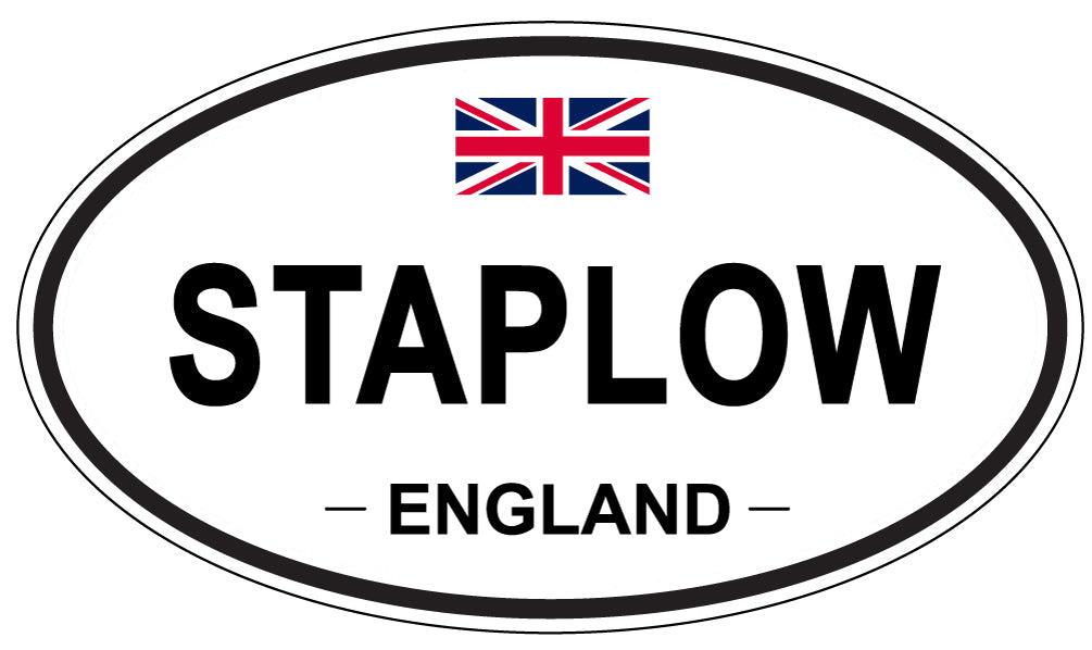 STAPLOW, England - Oval Magnet