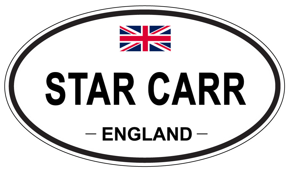 STAR CARR, England - Oval Magnet