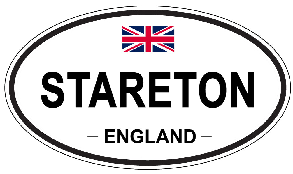 STARETON, England - Oval Magnet