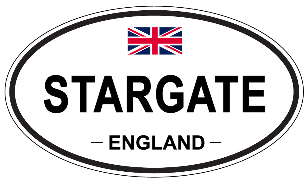 STARGATE, ENGLAND - Oval Sticker
