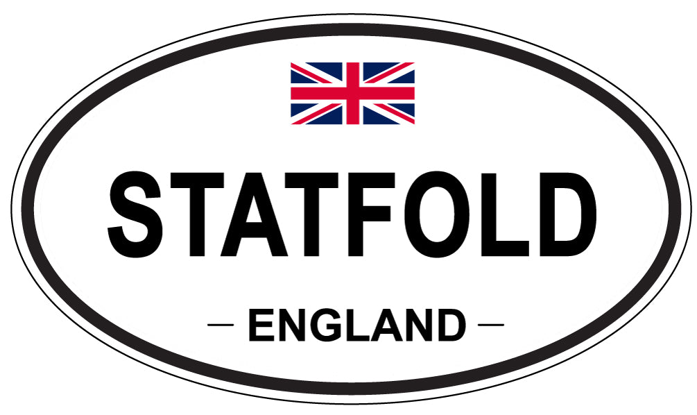 STATFOLD, England - Oval Magnet