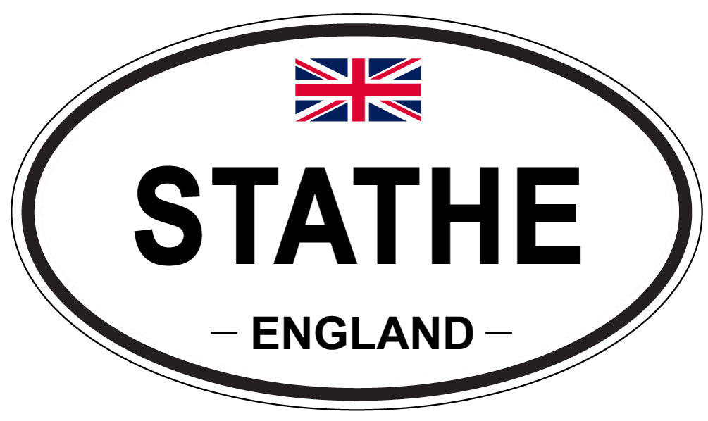 STATHE, England - Oval Magnet