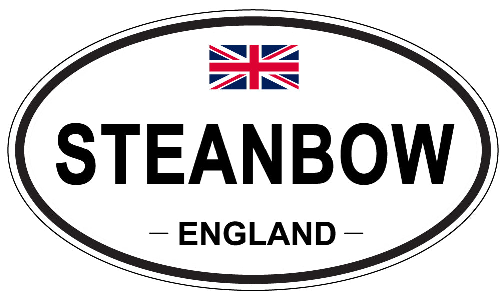 STEANBOW, ENGLAND - Oval Sticker